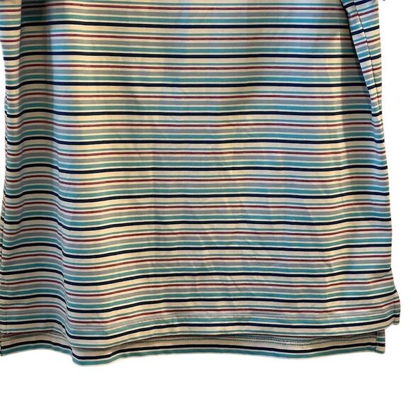 Peter Millar Men's Striped Golf Polo Shirt Multicolor Size S - Picture 3 of 14